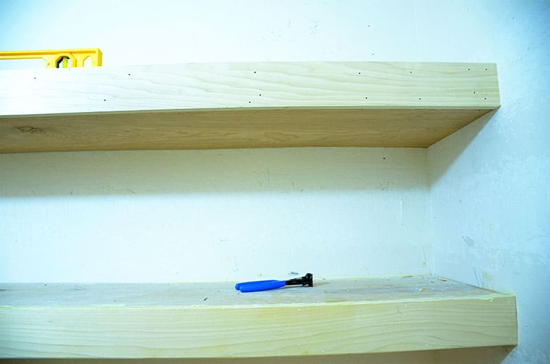 front board for chunky shelves