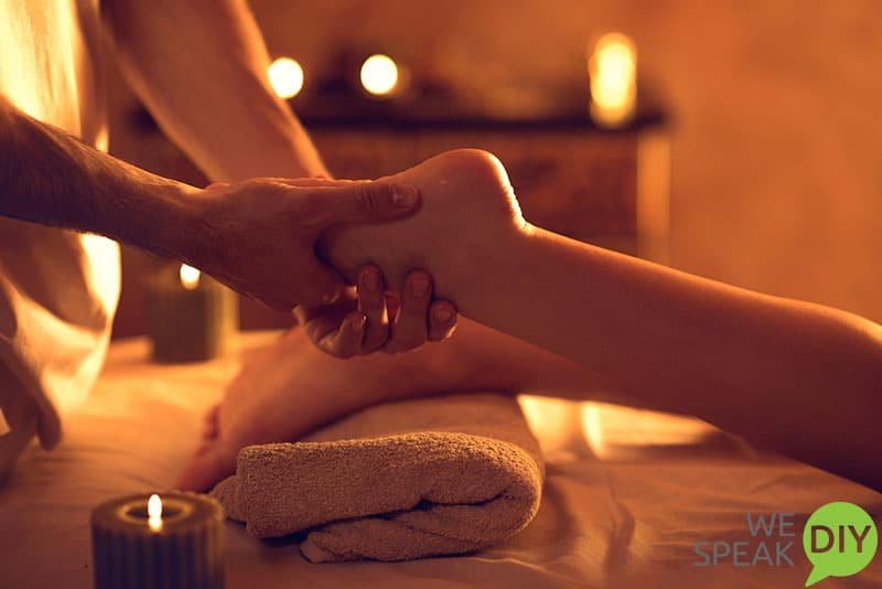 Easy Holiday Entertaining Foot Massage After Party is Over