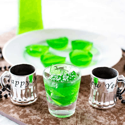 Green Midori Jello Shots Recipe for St. Patrick's Day