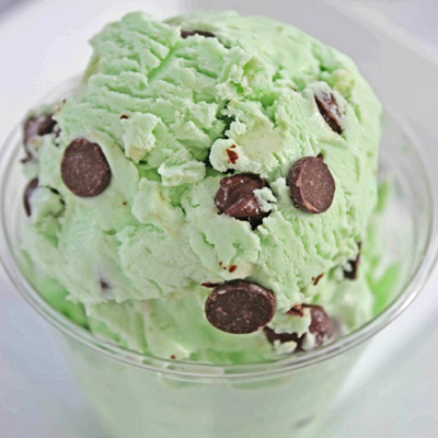Mint Chocolate Chip Ice Cream Recipe for St. Patrick's Day